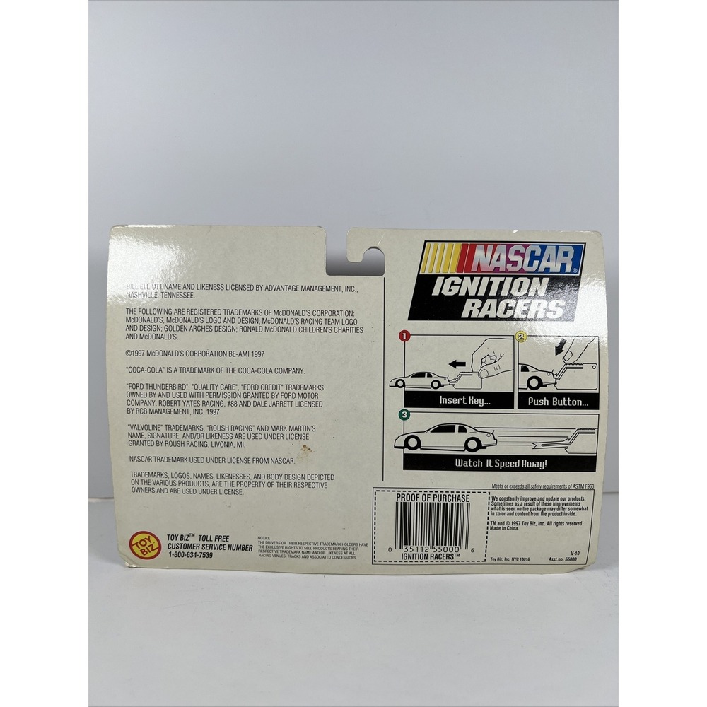 Nascar Ignition Racers Toy Biz‎ Diecast 1997 Dale Jarrett #88 - Picture 4 of 4